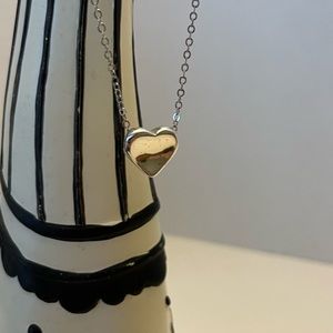 Vintage Sterling Silver Heart Pendant
